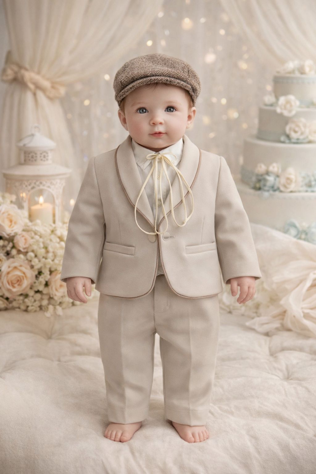 Costum  baieți botez